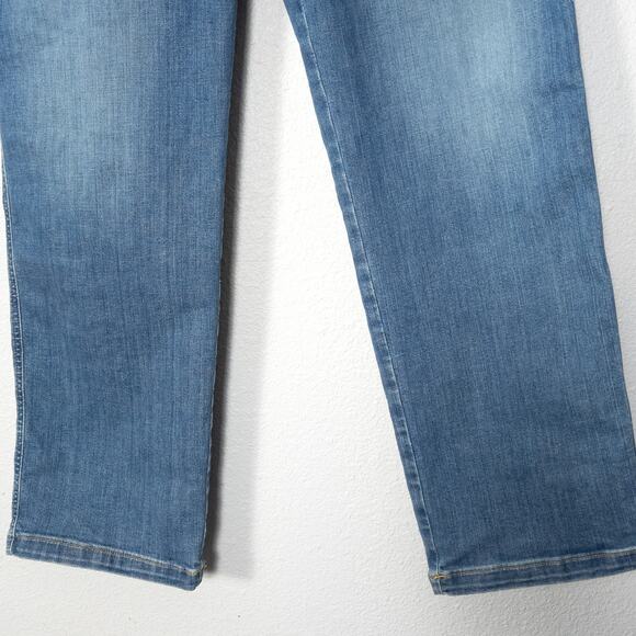 NEW Spanx Women’s Jeans Modern Classic Elevated Basics Indigo Straight Leg 1X - Picture 5 of 11